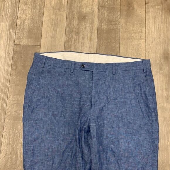 Mens MICHAEL Michael Kors Linen Blend Dress Casual Chino Pants - Picture 4 of 7